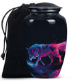 Wolf Cremation Urns For Human Ashes - Memorial Urn for Adults