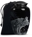 Wilderness Wolf Cremation Urns For Human Ashes - Urn For Men & Women
