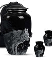 Wilderness Wolf Cremation Urns For Human Ashes - Urn For Men & Women