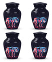 Neon Wolf Cremation Urns For Human Ashes - Memorial Urn for Mom & Dad