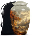 Horse Meadow Cremation Urn for Human Ashes - Memorial Urn for Mom and Dad