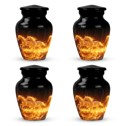 Personalized Horse Cremation Urn for Human Ashes - 10-inch, 200 cu in - Yatskia