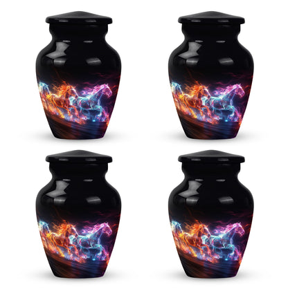 Personalized Horse Cremation Urn for Human Ashes - 10-inch, 200 cu in - Yatskia