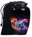 Running Horses Cremation Urns For Human Ashes - Burial Urns For Adult