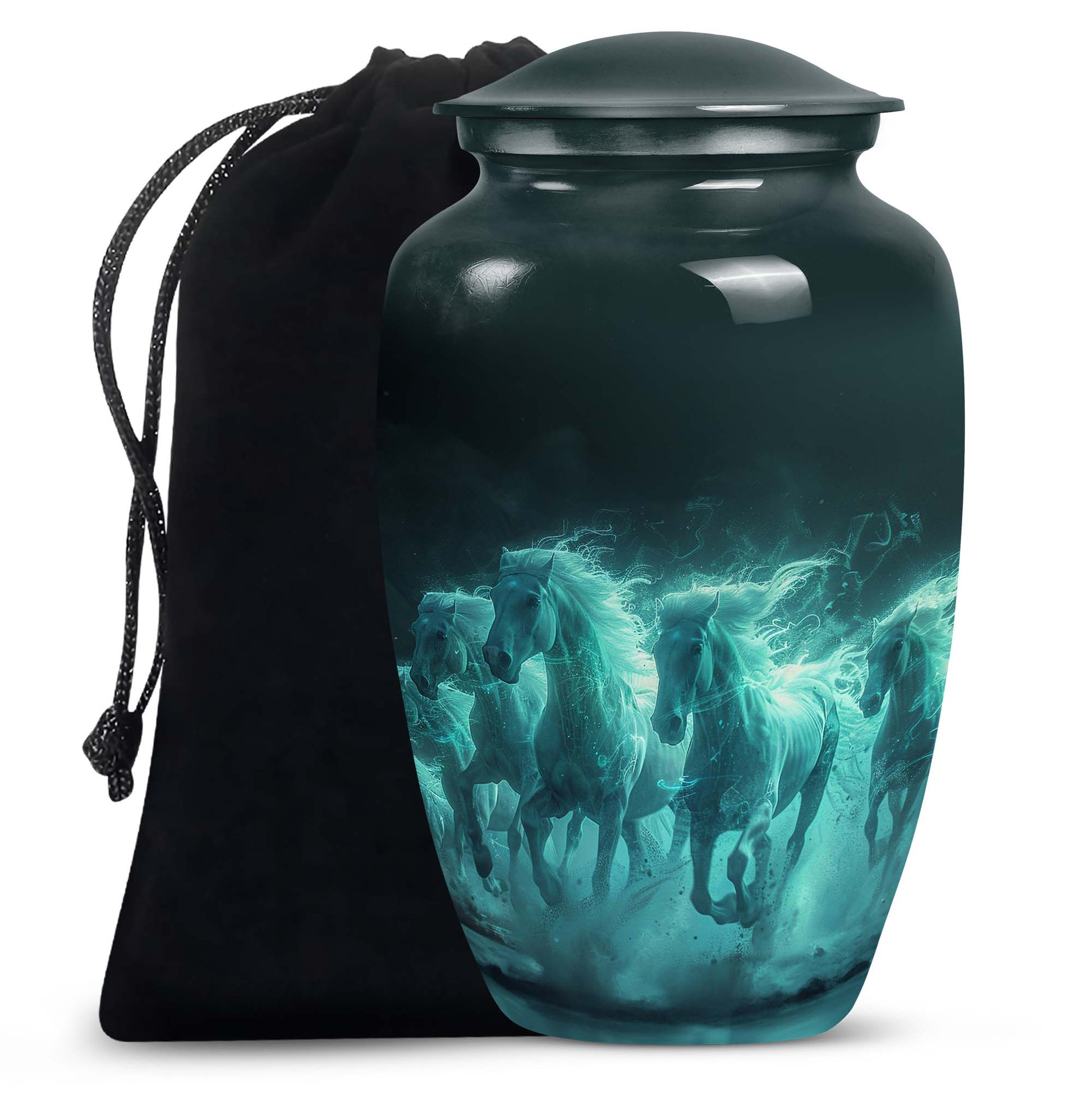 Mist Horses Cremation Urns For Human Ashes - Urn For Men & Women