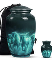 Mist Horses Cremation Urns For Human Ashes - Urn For Men & Women
