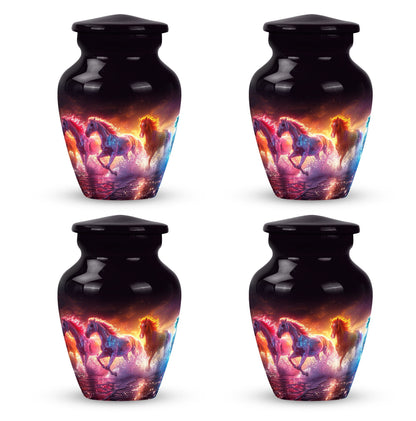 Personalized Horse Cremation Urn for Human Ashes - 10-inch, 200 cu in - Yatskia
