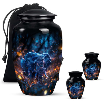 Large Urn With 2 Keepsake Urn