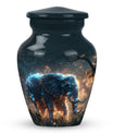 Majestic Elephant Night Forest Design - Funeral Urns For Men & Women