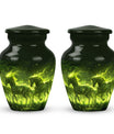 Majestic Green Unicorn Cremation Urn - Urns For Women Ashes
