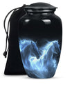White Horse Cremation Urn - Adult Urns For Human Ashes Women