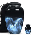 White Horse Cremation Urn - Adult Urns For Human Ashes Women