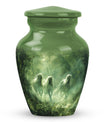 Unicorn In Forest Urn - Large Urn For Ashes For Women