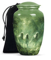 Unicorn In Forest Urn - Large Urn For Ashes For Women
