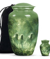 Unicorn In Forest Urn - Large Urn For Ashes For Women