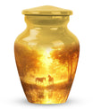 Golden Forest Serenity Cremation Urns For Human Ashes - Funeral Urn