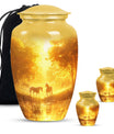 Golden Forest Serenity Cremation Urns For Human Ashes - Funeral Urn