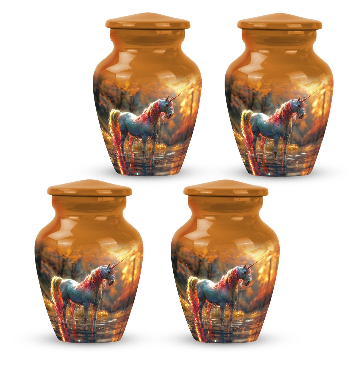 Personalized Horse Cremation Urn for Human Ashes - 10-inch, 200 cu in - Yatskia