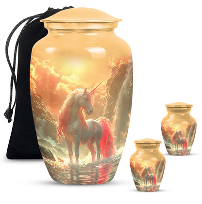Personalized Mother Memorial Urn for Mom - 10-inch, 200 cu in - Yatskia