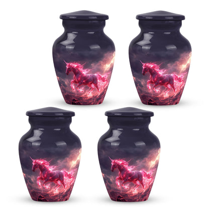 Personalized Unicorn Cremation Urn for Men - 10-inch, 200 cu in - Yatskia