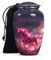 Neon Unicorn Cremation Urns For Human Ashes - Funeral Urns For Men