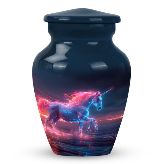 Personalized Horse Cremation Urn for Women - 10-inch, 200 cu in - Yatskia