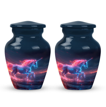 Personalized Horse Cremation Urn for Women - 10-inch, 200 cu in - Yatskia