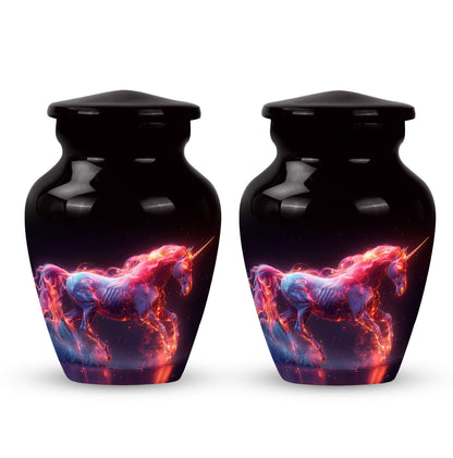 Personalized Unicorn Cremation Urn for Adult - 10-inch, 200 cu in - Yatskia