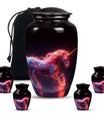 Cosmic Unicorn Cremation Urns For Human Ashes - Funeral Urn For Adult
