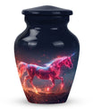 Sparkling Unicorn Cremation Urns Large & Small Combo For Women & Men