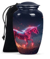 Sparkling Unicorn Cremation Urns Large & Small Combo For Women & Men