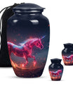 Sparkling Unicorn Cremation Urns Large & Small Combo For Women & Men
