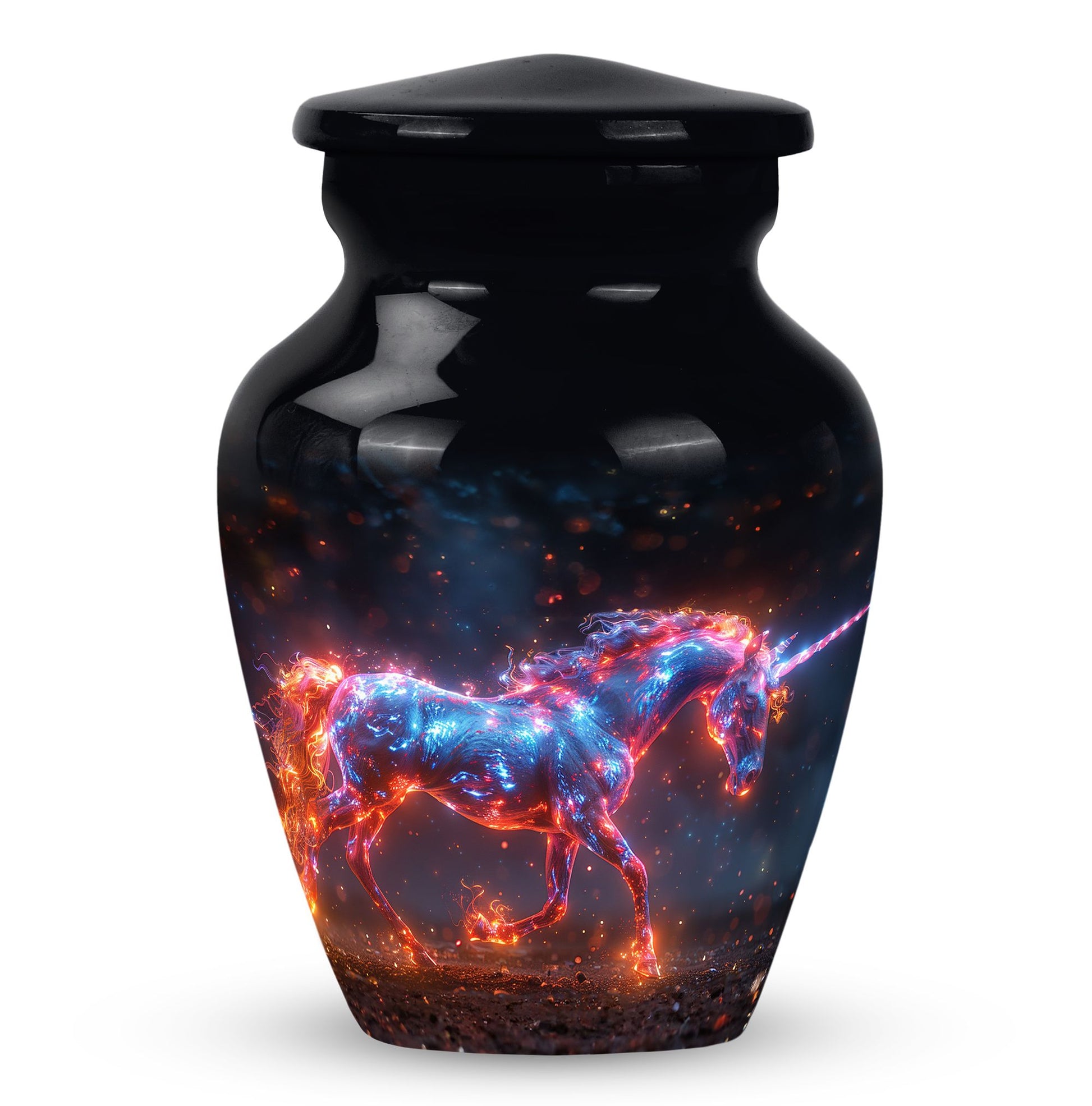 Supernova Steed Unicorn Cremation Urns For Human Ashes - Funeral Urn