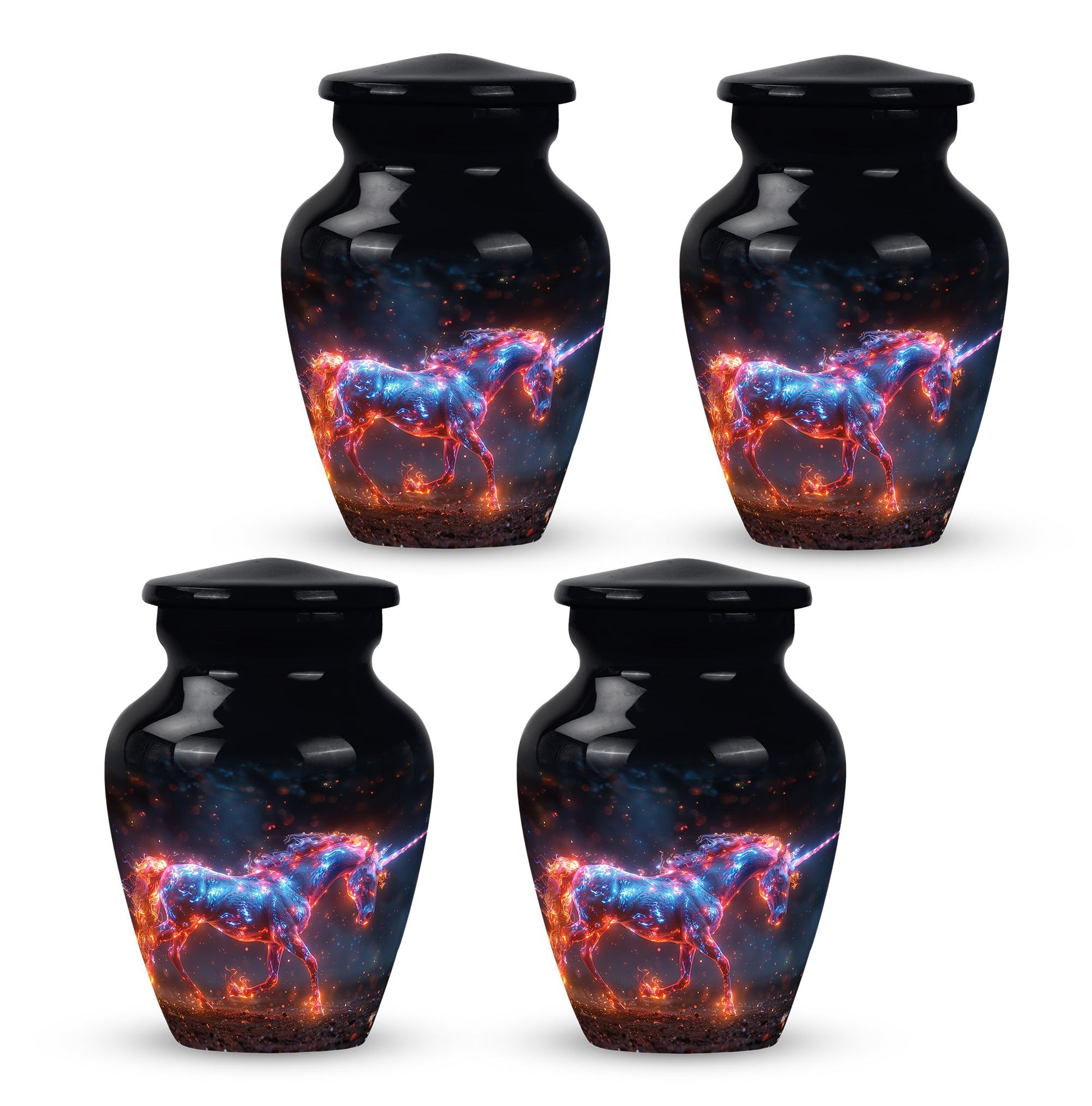 Supernova Steed Unicorn Cremation Urns For Human Ashes - Funeral Urn