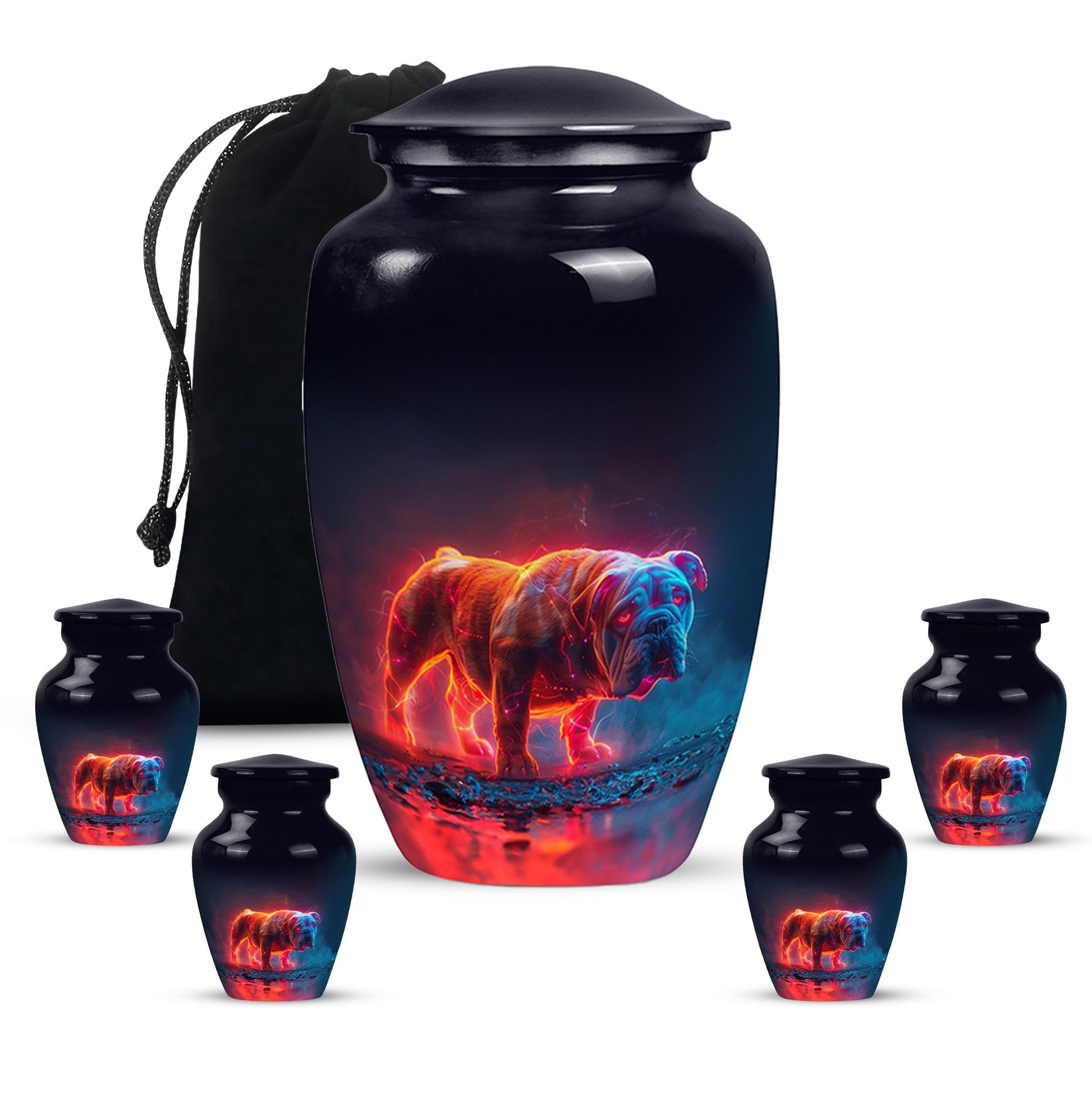Bulldog Cremation Urns For Human Ashes - Cremation Urn For Men
