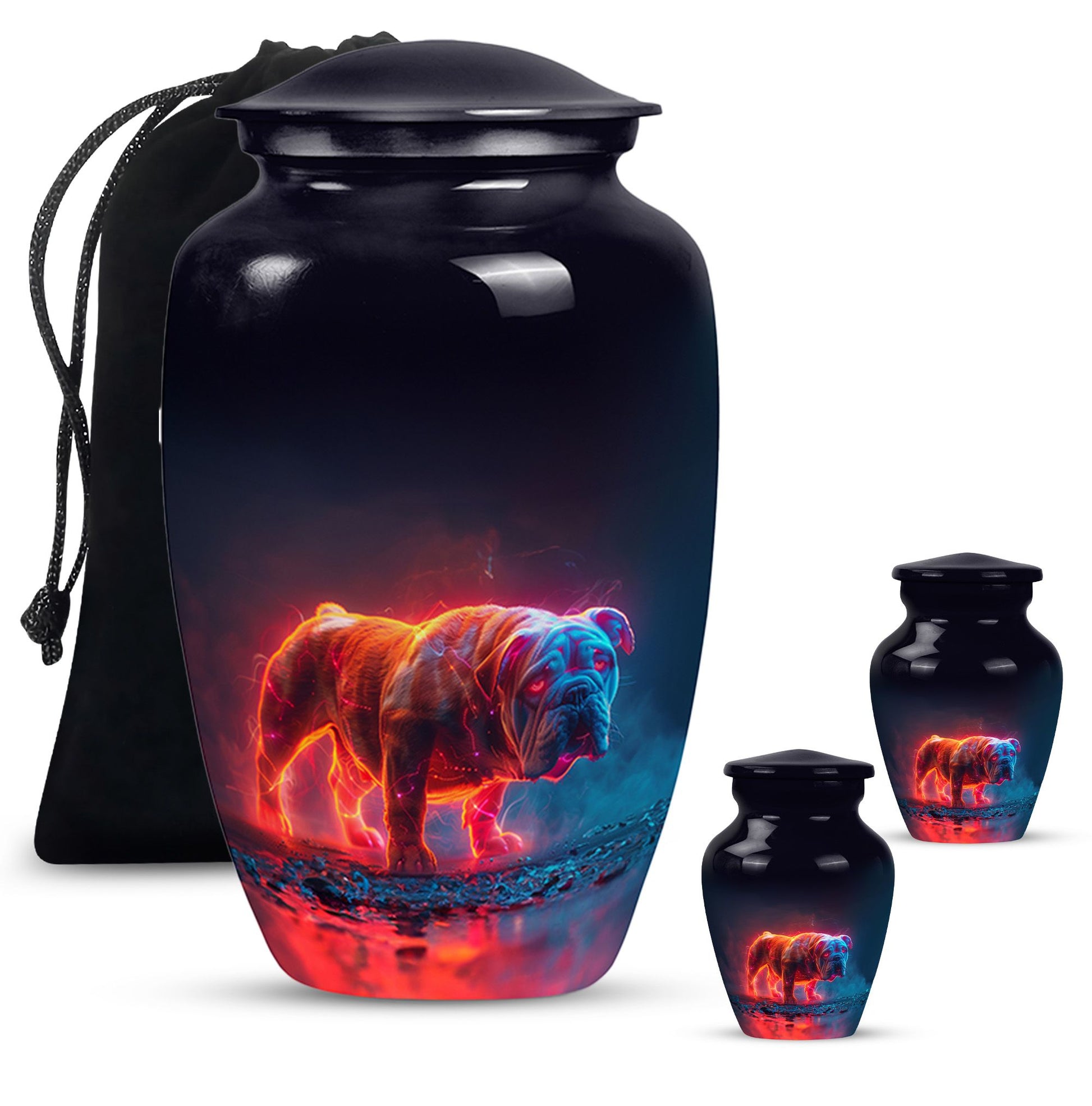Bulldog Cremation Urns For Human Ashes - Cremation Urn For Men