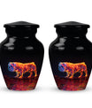Inferno Bully Dog Cremation Urns For Human Ashes - Urn Set For Ashes