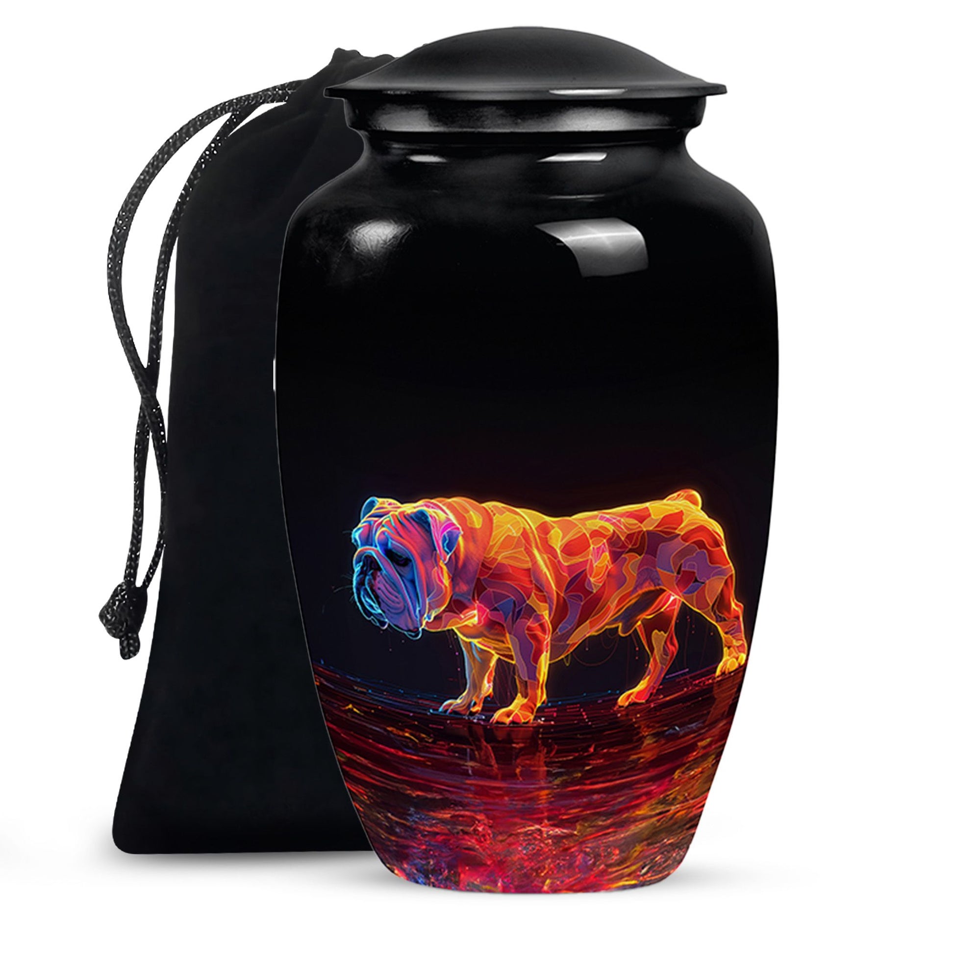 Inferno Bully Dog Cremation Urns For Human Ashes - Urn Set For Ashes
