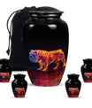 Inferno Bully Dog Cremation Urns For Human Ashes - Urn Set For Ashes