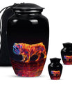 Inferno Bully Dog Cremation Urns For Human Ashes - Urn Set For Ashes