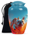 Bulldog Burial Urn - Large Pet Urns For Ashes