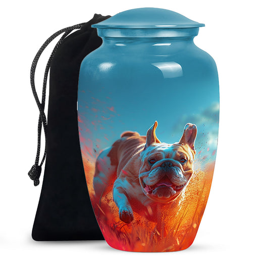 Bulldog Burial Urn - Large Pet Urns For Ashes