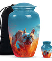 Bulldog Burial Urn - Large Pet Urns For Ashes