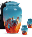 Bulldog Burial Urn - Large Pet Urns For Ashes