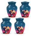 Vibrant Memorial Ashes Urn - Bulldog Funeral Cremation Urn For Pets
