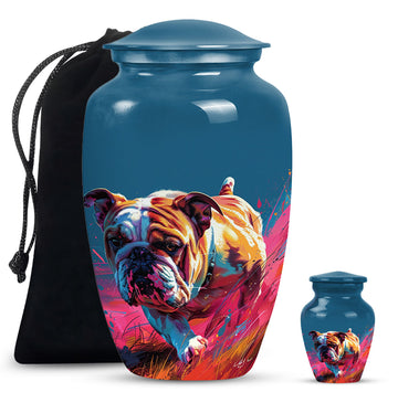 Large Urn With 1 Keepsake Urn