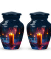 Candlelight Memorial Tribute Urn For Men - Majestic Ashes Memorial Urns