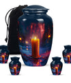 Candlelight Memorial Tribute Urn For Men - Majestic Ashes Memorial Urns