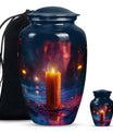 Candlelight Memorial Tribute Urn For Men - Majestic Ashes Memorial Urns