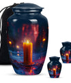 Candlelight Memorial Tribute Urn For Men - Majestic Ashes Memorial Urns
